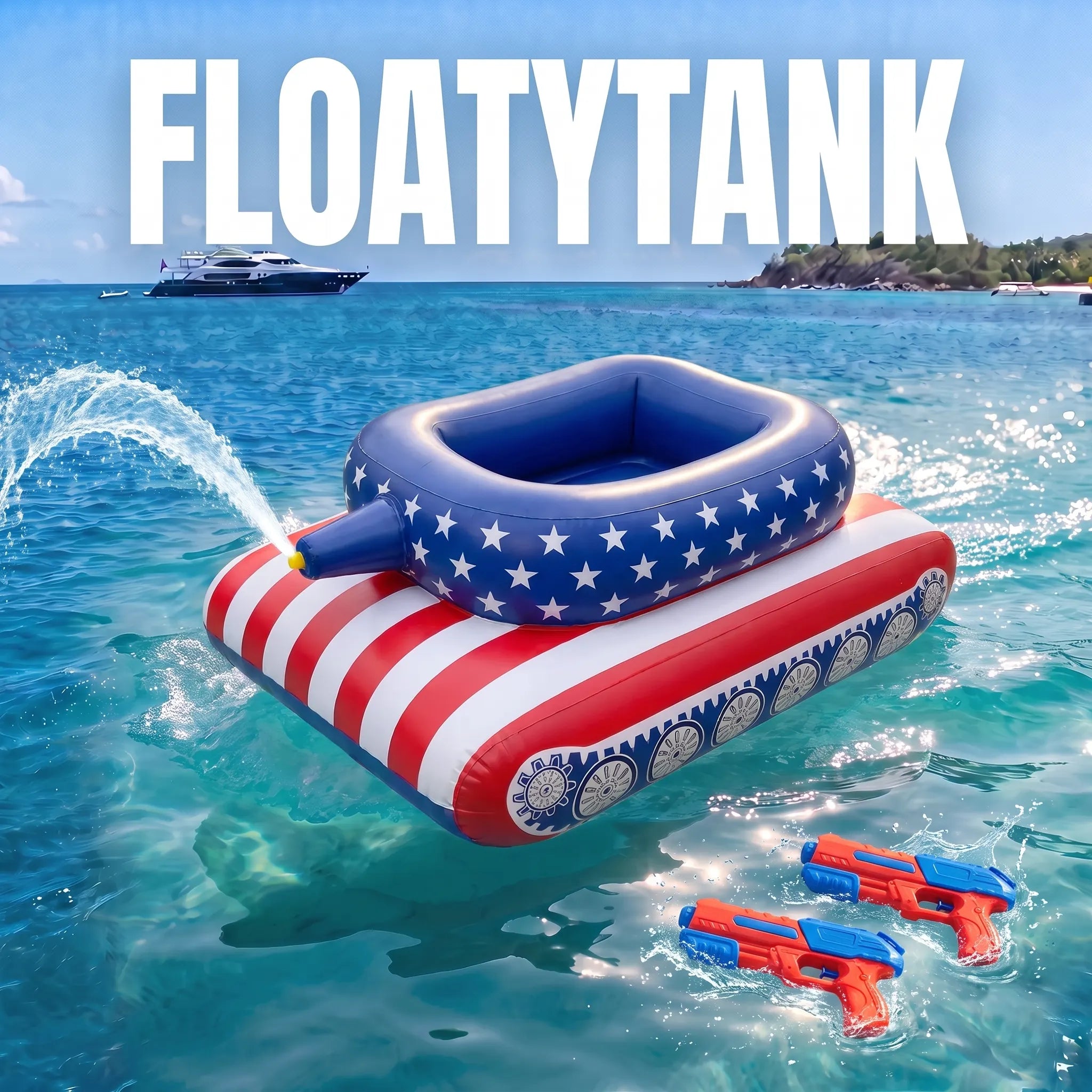 Portable Electric Water Float for Pool Lake & Calm Water