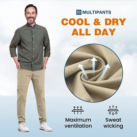High Stretch Multi-pocket Durable Cargo Pants